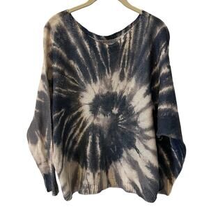 Anna Melani Art To Wear Tie Dye Knit Sweater Top Made In Italy Sz M Read